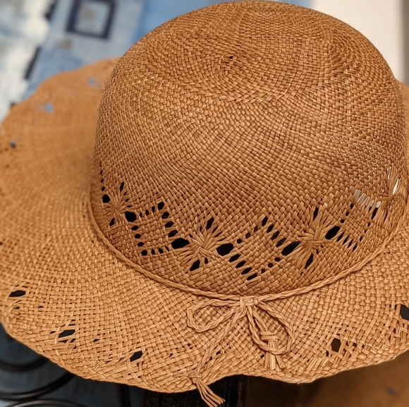 Rafia Straw Summer Hat - Picture 5 of 8